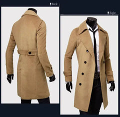 Men's Long Trench Coat Buyers Bargain Club