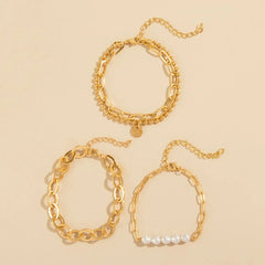 Glossy Chain Bracelet Set Buyers Bargain Club